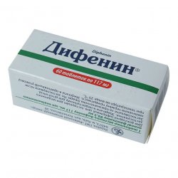 Дифенин (Фенитоин) таблетки 117мг №60 в Сургуте и области фото