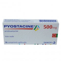 Пиостацин (Пристинамицин) таблетки 500мг №16 в Сургуте и области фото
